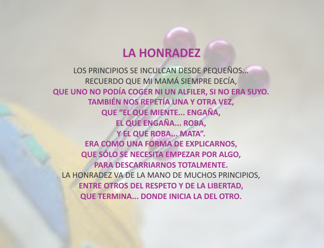 La honradez Agosto 05 de 2010